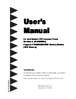 EPOX An Intel Socket 478 Processor Based Mainboard (400/533MHz) User Manual предпросмотр