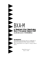 EPOX BXA-M Instructions Manual предпросмотр