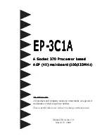 Предварительный просмотр 1 страницы EPOX EP-3C1A Manual