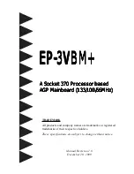 EPOX EP-3VBM+ Manual предпросмотр