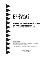 Предварительный просмотр 1 страницы EPOX EP-3VCA2 User Manual