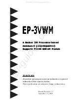 EPOX EP-3VWM User Manual предпросмотр