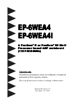EPOX EP-6WEA4 User Manual preview