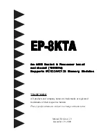 EPOX EP-8KTA User Manual предпросмотр