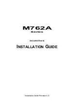 Предварительный просмотр 1 страницы EPOX M762A Series Installation Manual