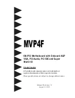 EPOX MVP4F Instructions Manual предпросмотр