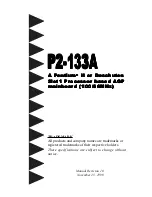 EPOX P2-133A User Manual preview