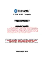 Preview for 1 page of EPOX USB Dongle Quick Manual