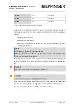 Предварительный просмотр 10 страницы EPPINGER BF Series Assembly Instructions Manual