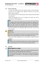 Предварительный просмотр 14 страницы EPPINGER HT Series Assembly Instructions Manual