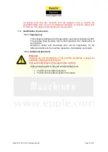 Предварительный просмотр 10 страницы Epple Maschinen GB 33 User Manual