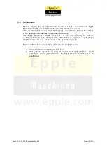 Предварительный просмотр 34 страницы Epple Maschinen GB 33 User Manual