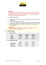 Preview for 4 page of Epple Maschinen HS 125 User Manual