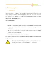 Preview for 4 page of epro Combi Machine User Manual