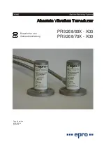 epro PR 9268/60 Series Directions For Use Manual preview