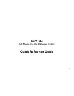 EPS Bio Technology EG V1(BL) Quick Reference Manual preview