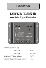 Preview for 3 page of Epsolar LandStar LS0524R Instruction Manual