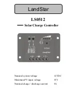 Предварительный просмотр 3 страницы Epsolar LS0512 Instruction Manual