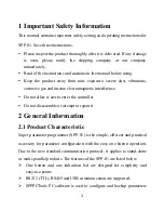 Предварительный просмотр 3 страницы Epsolar SPP-01 User Manual