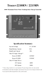 Предварительный просмотр 3 страницы Epsolar Tracer-2210RN Instruction Manual