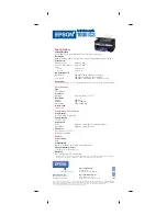 Preview for 2 page of Epson 1000 ICS Specifications