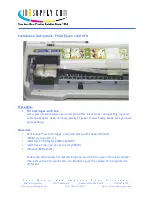 Preview for 1 page of Epson 1160 CFS Installation Instructions Manual