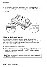 Предварительный просмотр 70 страницы Epson 1170 User Manual