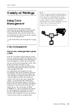 Preview for 70 page of Epson 11880 - Stylus Pro Color Inkjet Printer User Manual