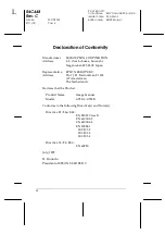 Preview for 4 page of Epson 1200 series User Manual