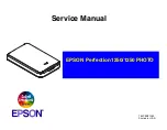 Epson 1250 - Perfection Photo Flatbed Scanner Service Manual preview