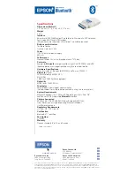 Preview for 2 page of Epson 1280 - Stylus Photo Color Inkjet Printer Specifications