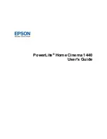 Epson 1440 User Manual preview