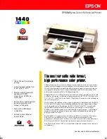 Epson 1520 - Stylus Color Inkjet Printer Specifications preview