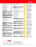 Preview for 2 page of Epson 1520 - Stylus Color Inkjet Printer Specifications