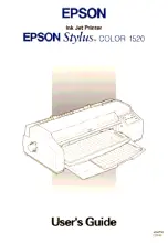 Epson 1520 - Stylus Color Inkjet Printer User Manual preview