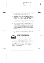 Предварительный просмотр 13 страницы Epson 1520 - Stylus Color Inkjet Printer User Manual