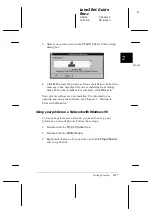 Предварительный просмотр 43 страницы Epson 1520 - Stylus Color Inkjet Printer User Manual