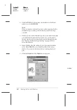 Предварительный просмотр 68 страницы Epson 1520 - Stylus Color Inkjet Printer User Manual