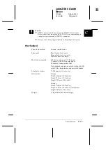 Предварительный просмотр 253 страницы Epson 1520 - Stylus Color Inkjet Printer User Manual