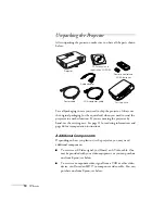 Предварительный просмотр 10 страницы Epson 1700C - PowerLite XGA LCD Projector User Manual