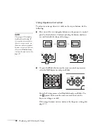 Предварительный просмотр 22 страницы Epson 1700C - PowerLite XGA LCD Projector User Manual