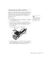 Предварительный просмотр 61 страницы Epson 1700C - PowerLite XGA LCD Projector User Manual