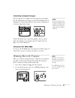 Preview for 25 page of Epson 1705C - PowerLite XGA LCD Projector User Manual