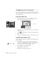 Preview for 34 page of Epson 1705C - PowerLite XGA LCD Projector User Manual