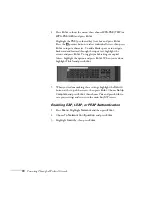 Preview for 70 page of Epson 1705C - PowerLite XGA LCD Projector User Manual