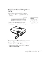 Preview for 89 page of Epson 1705C - PowerLite XGA LCD Projector User Manual