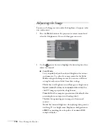 Preview for 116 page of Epson 1705C - PowerLite XGA LCD Projector User Manual