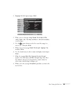 Preview for 125 page of Epson 1705C - PowerLite XGA LCD Projector User Manual