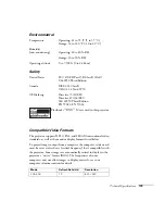 Preview for 179 page of Epson 1705C - PowerLite XGA LCD Projector User Manual