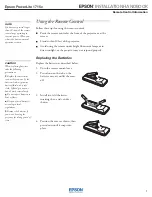 Preview for 1 page of Epson 1715C - PowerLite XGA LCD Projector Installation Handbook